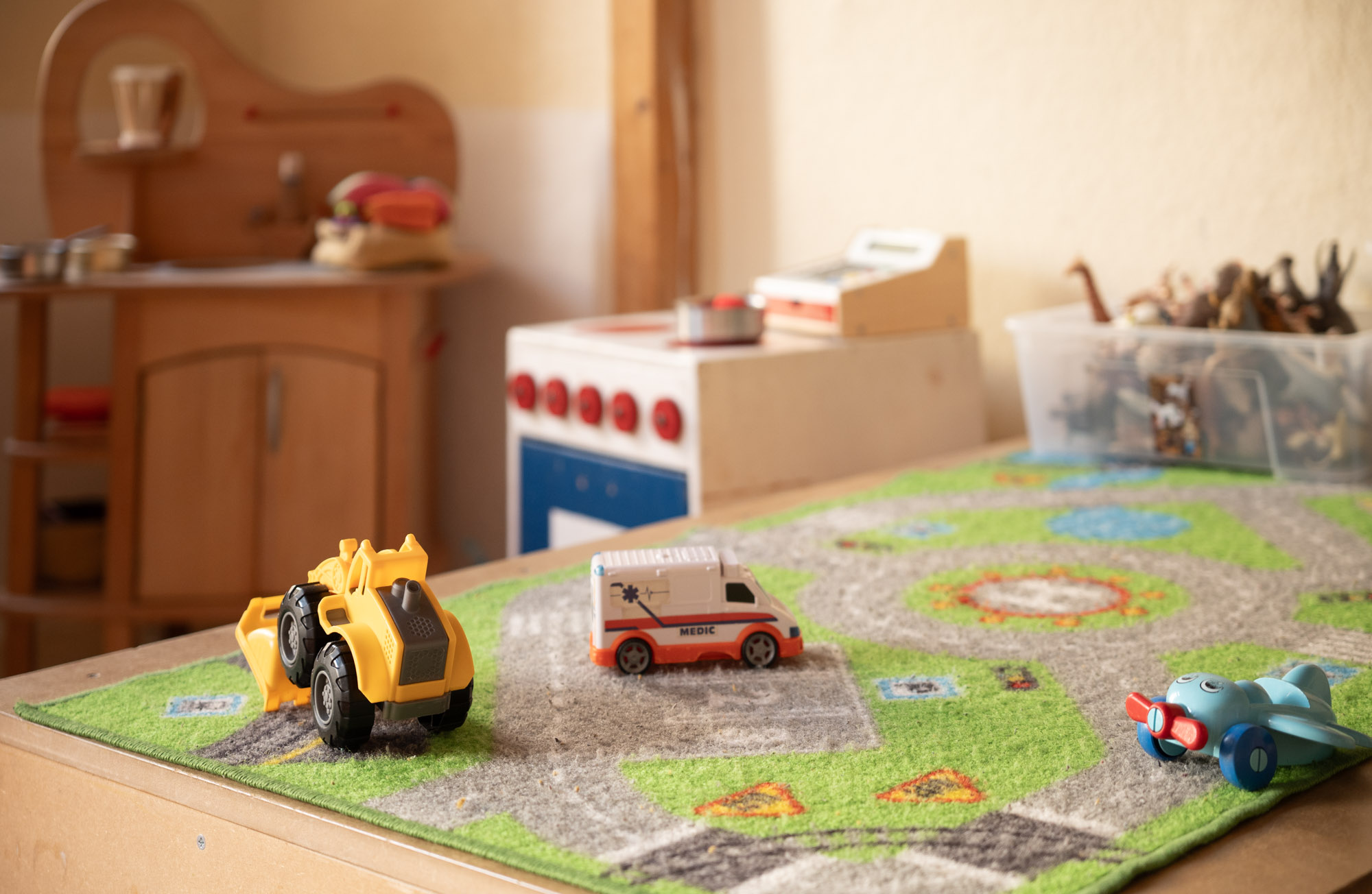 Verschiedene Spielzeuge